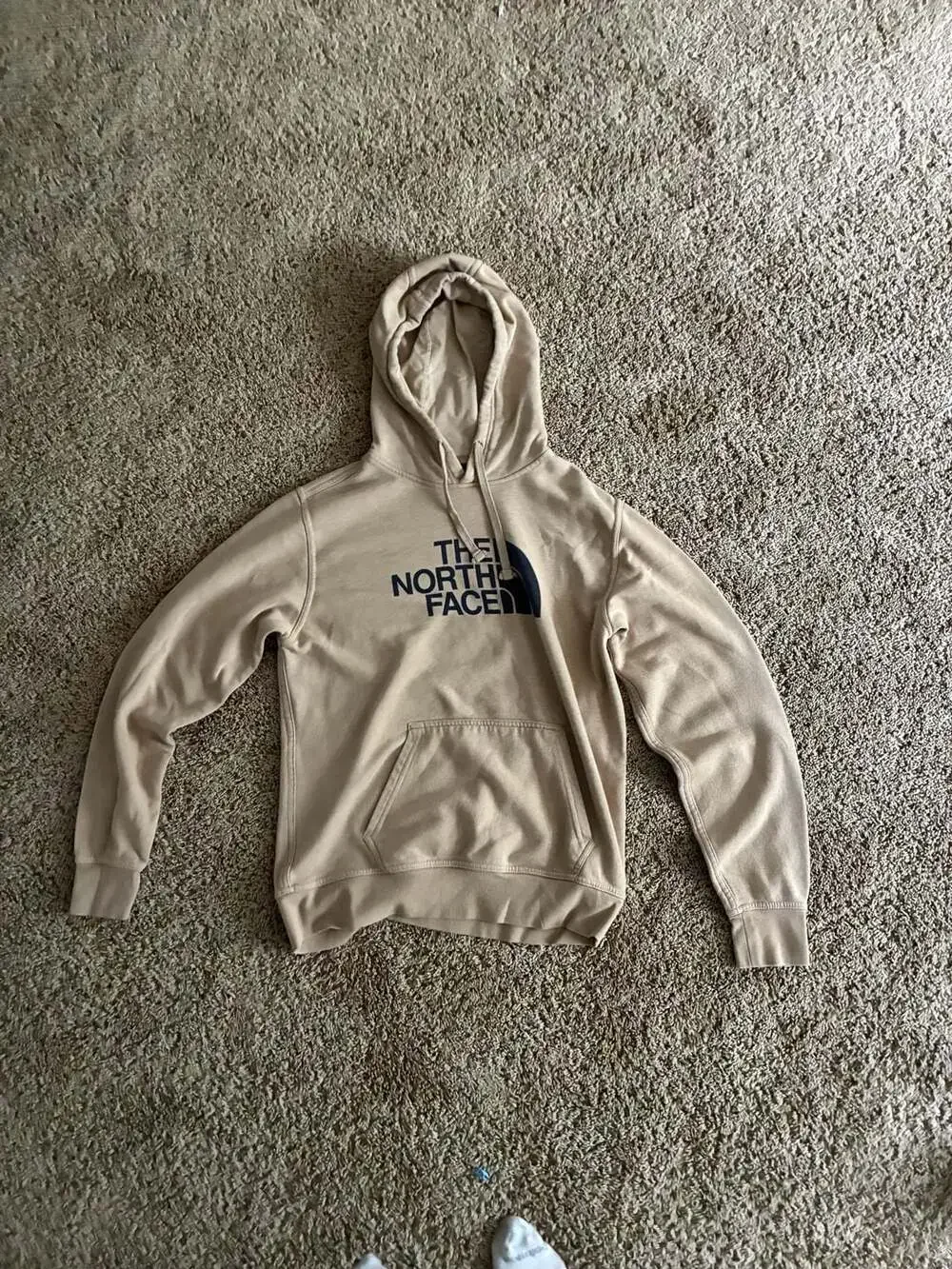 The North Face Men's Half Dome Pullover Hoodie in Tan
